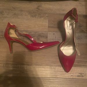 Bandolino red patent leather pumps Size 9.5